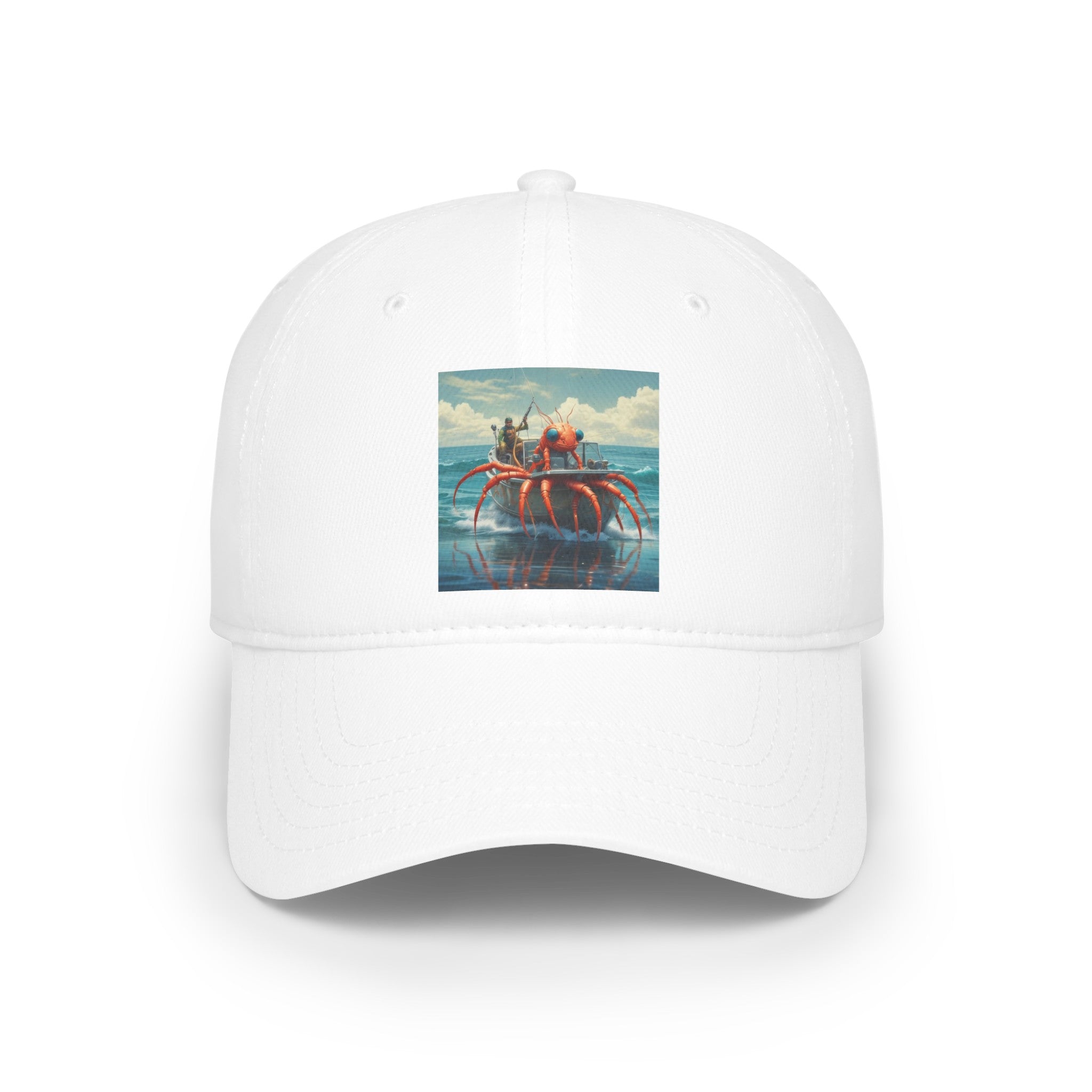 Low Profile Baseball Cap shrimpy crab is omm