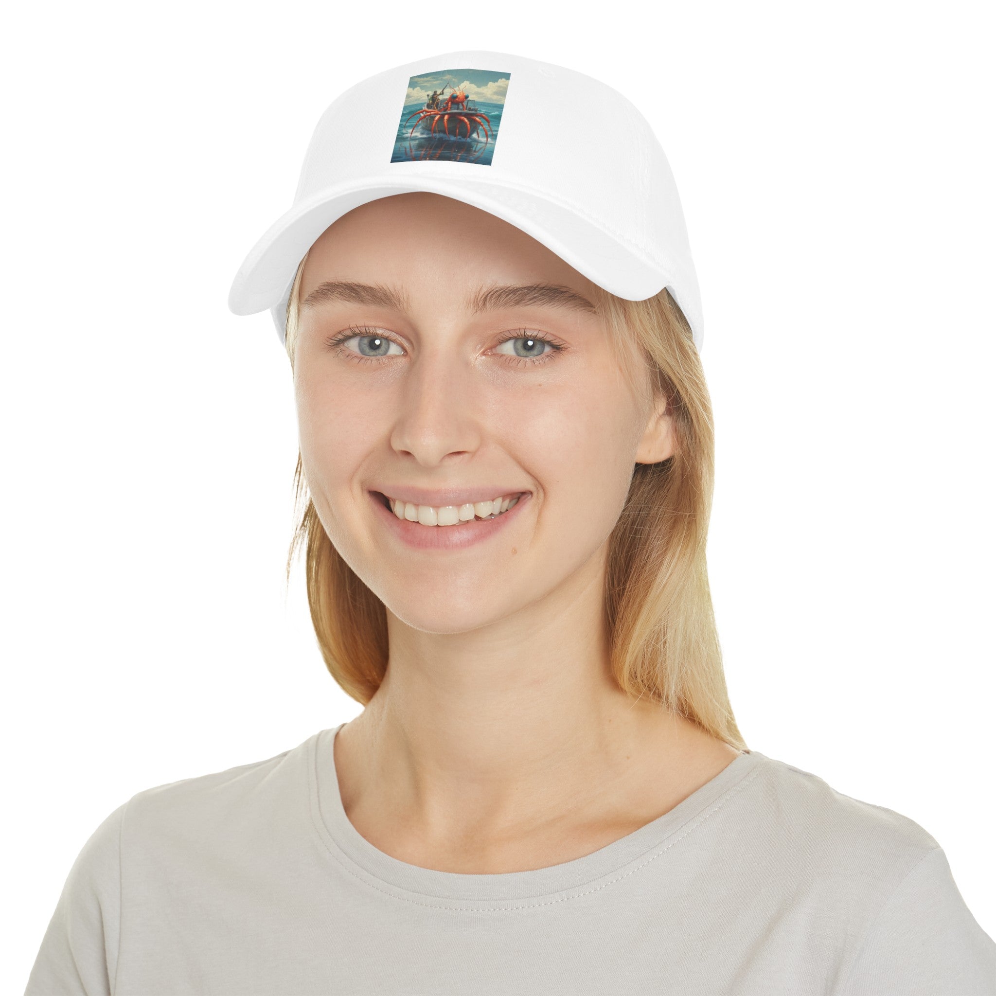 Low Profile Baseball Cap shrimpy crab is omm